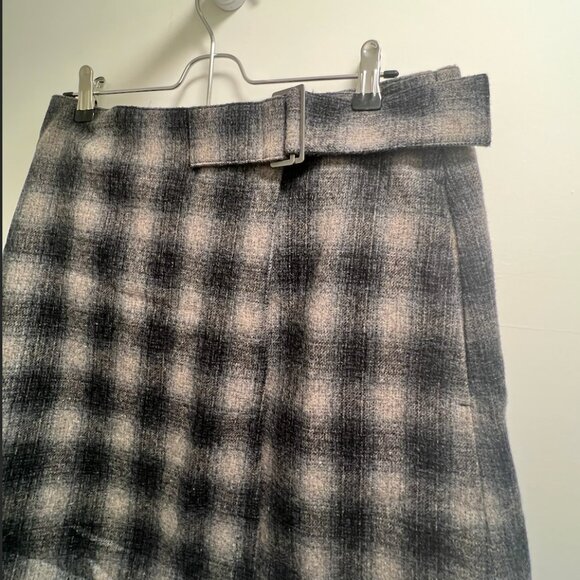 NWT Madewell Buckle Belt Wrap Mini Skirt (Size 10) - Picture 5 of 12